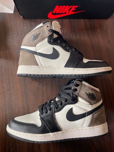 Nike GS Air Jordan 1 High OG "Sail/Dark Mocha/Black"