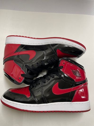Nike GS Air Jordan 1 High OG "Patent Bred"
