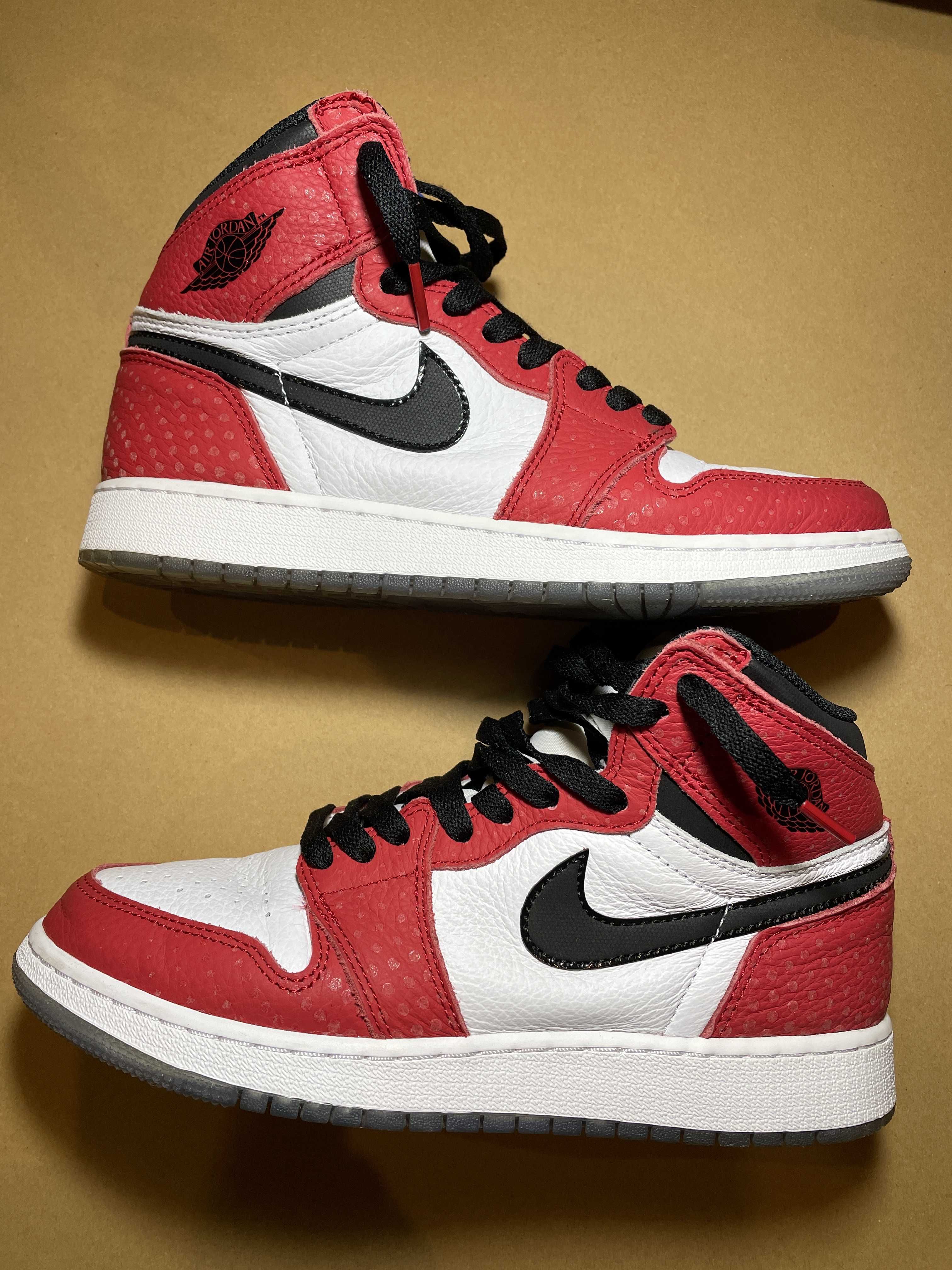 Nike GS Air Jordan 1 Retro High "Spider-Man Origin Story"