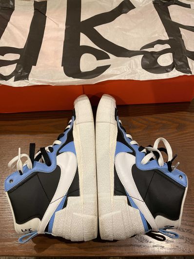 sacai × NIKE BLAZER MID "BLACK / BLUE"