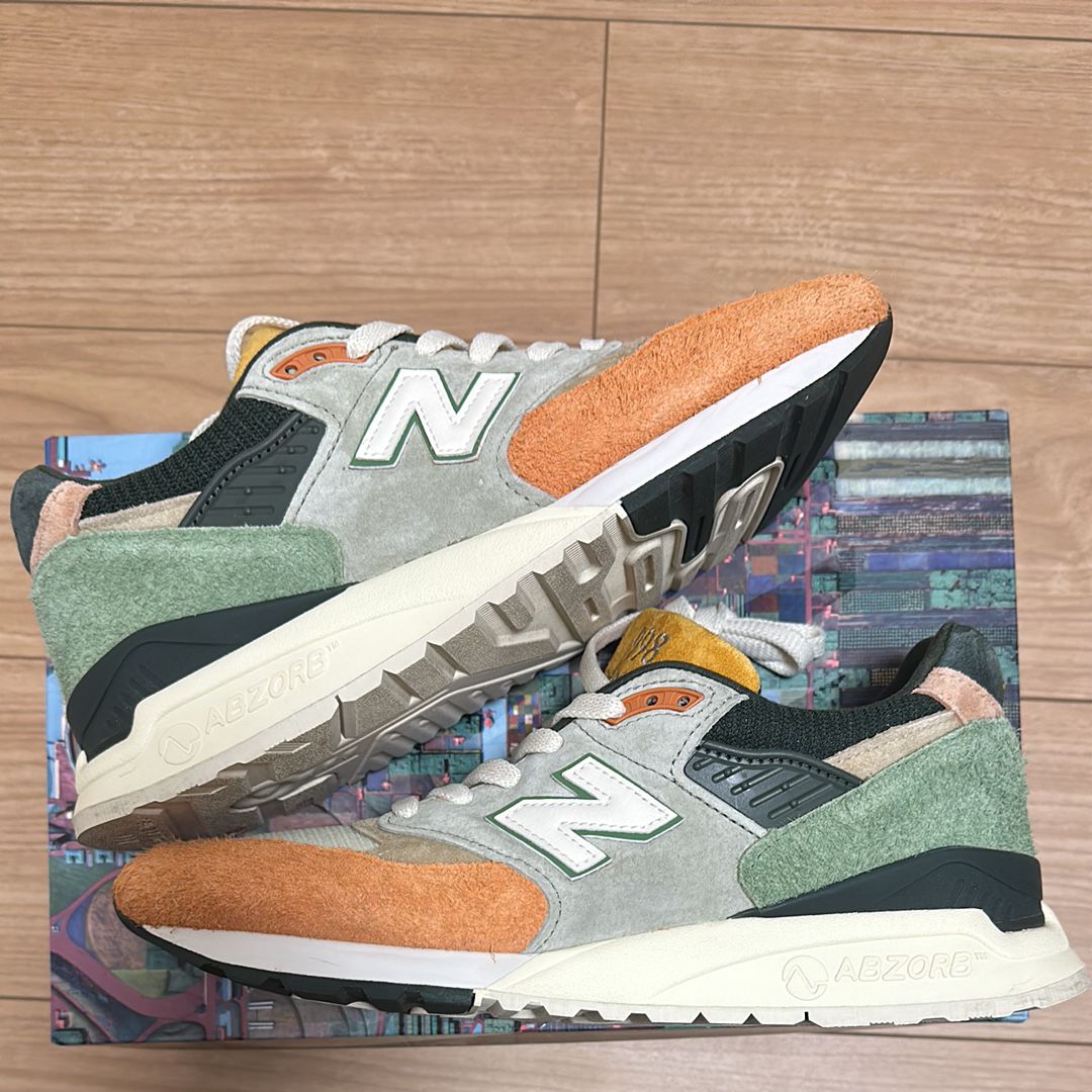 KITH Ronnie Fieg and the Frank Lloyd Wright Foundation × New Balance 998 "Aloe Wash/Apricot Buff"