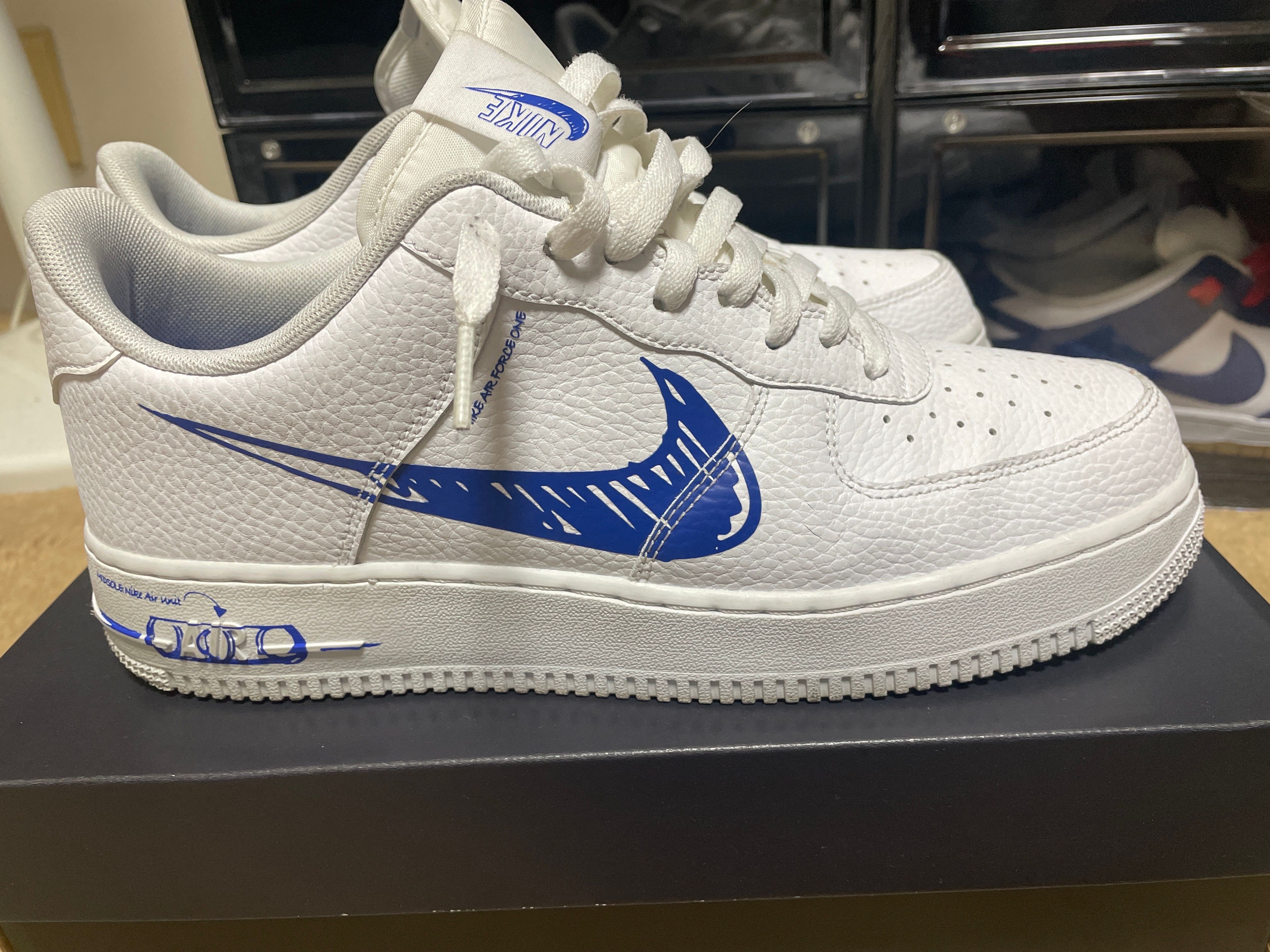 Nike Air Force 1 Low LV8 Utility "White/Blue"