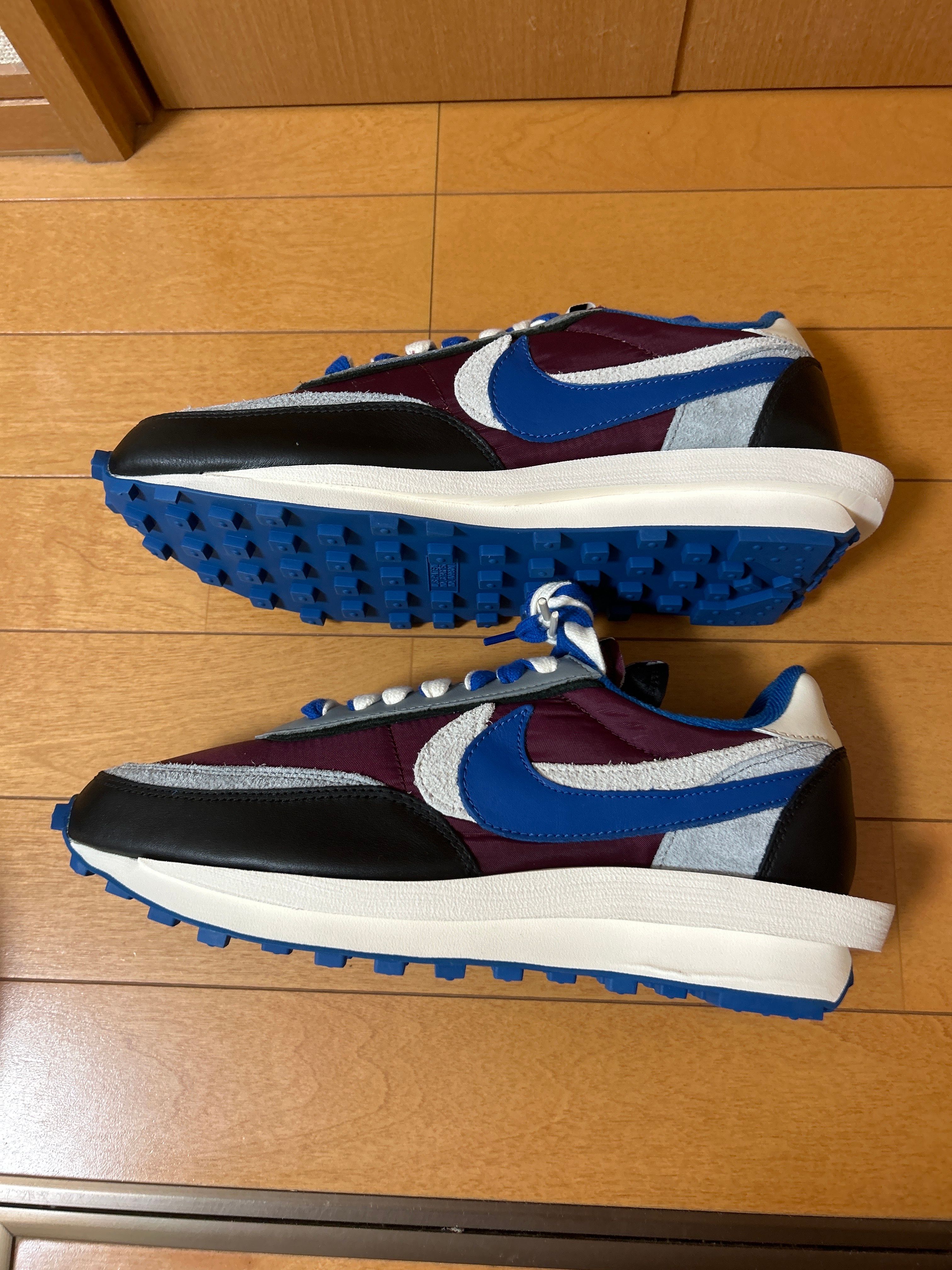 UNDERCOVER × sacai × Nike LD Waffle "Night Maroon/Pale Ivory-Ground Grey-Team Royal"