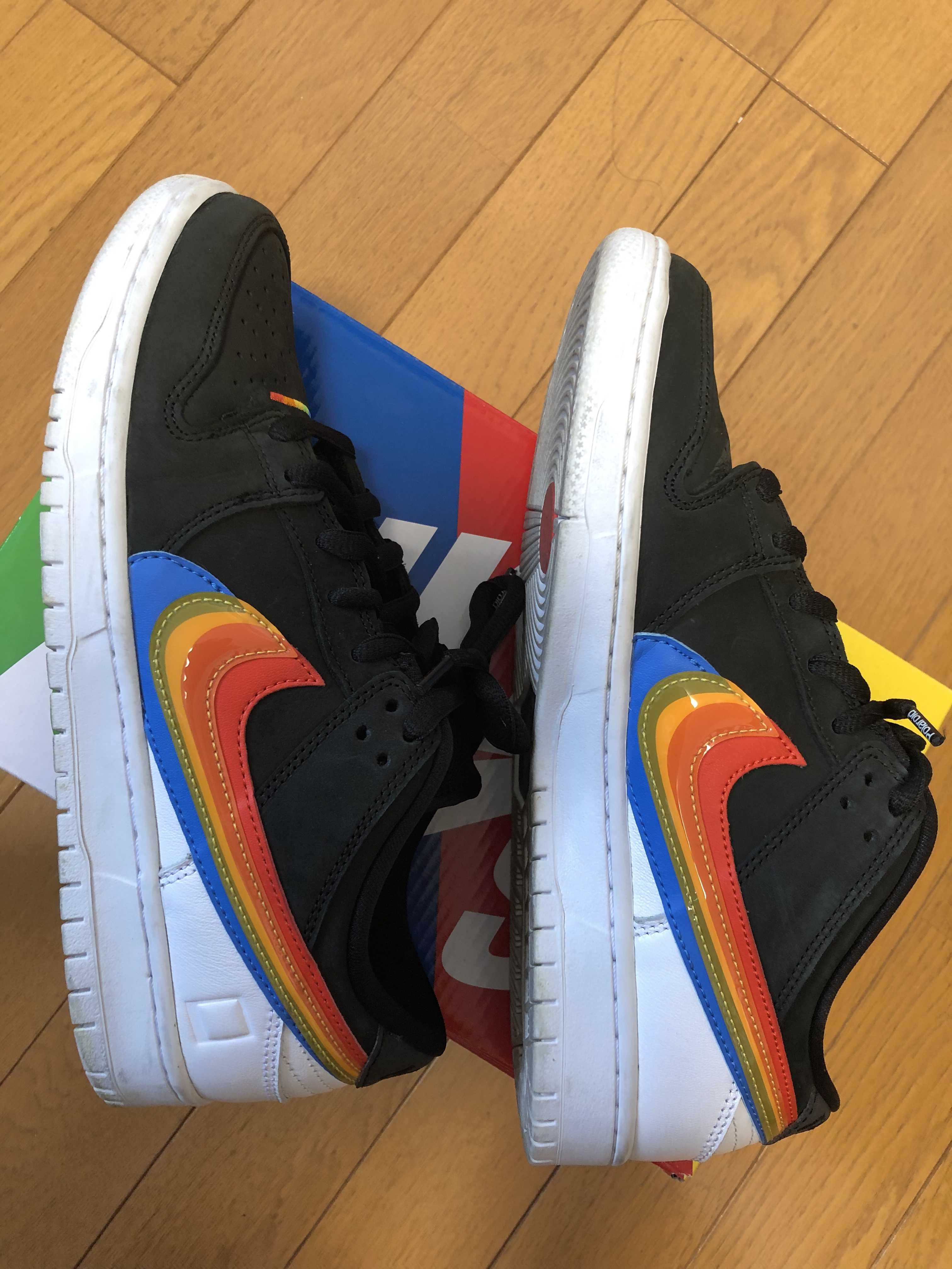 Polaroid × Nike SB Dunk Low Pro QS "Black/White"