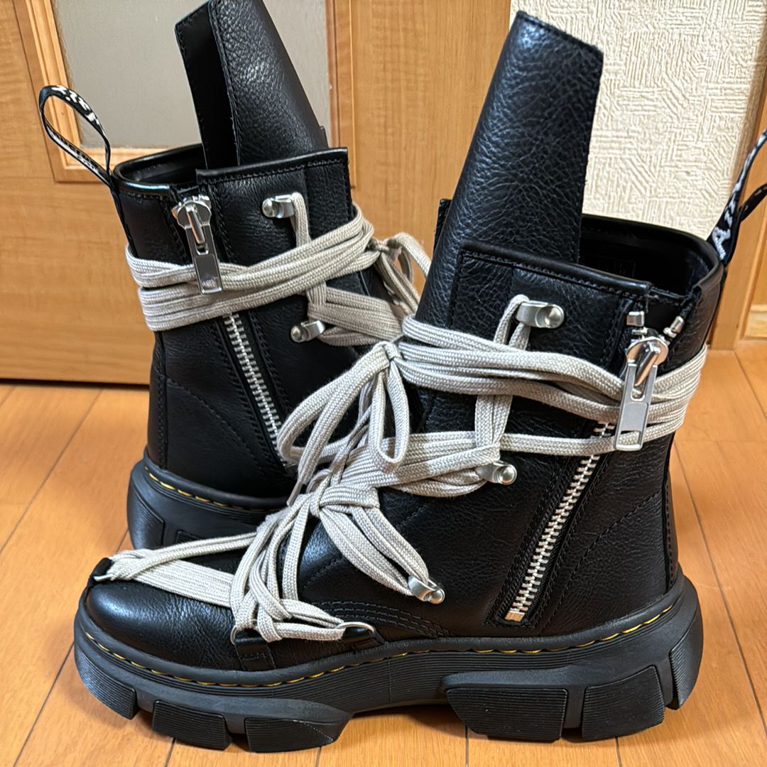 Rick Owens × Dr.Martens 1460 DMXL Mega Lace Boot "Black"