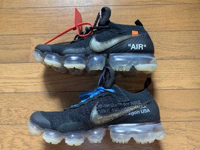 Off-White × Nike Air Vapormax "Black/Total Orange/Clear"