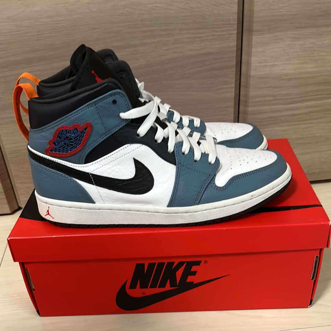 FACETASM × Nike Air Jordan 1 Mid "White/Navy"