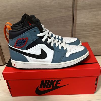 FACETASM × Nike Air Jordan 1 Mid "White/Navy"
