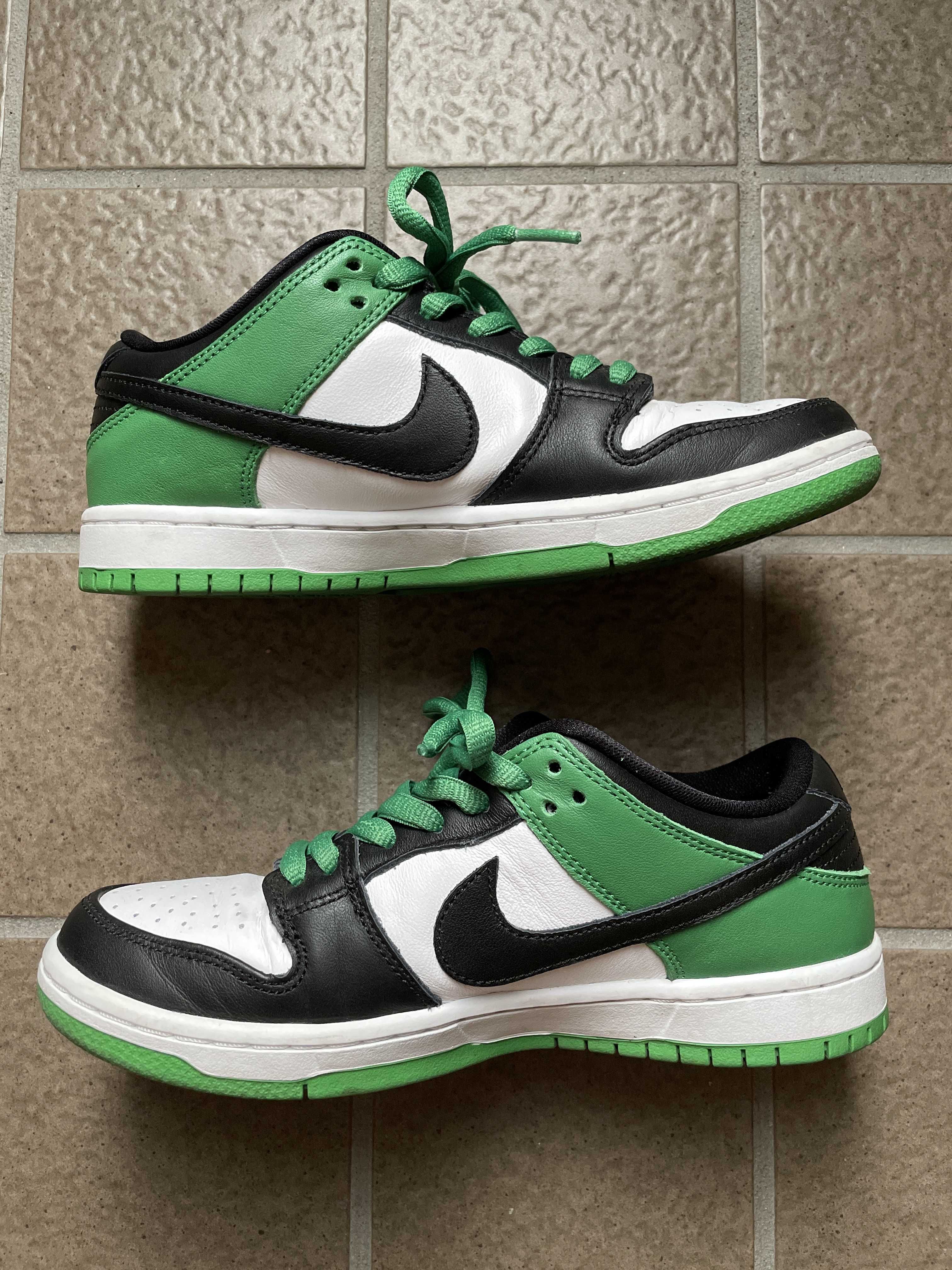 Nike SB Dunk Low Pro "Black and Classic Green"