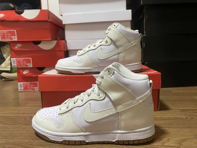 Nike Women's Dunk High "Sail/White-Gum"