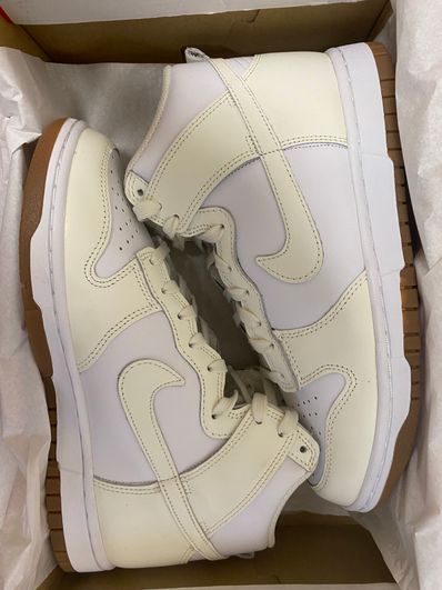 Nike Women's Dunk High "Sail/White-Gum"