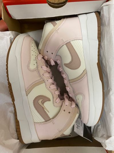 Nike Women's Dunk High UP "Pink/White"