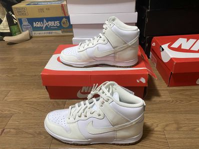 Nike Women's Dunk High "Sail/White-Gum"