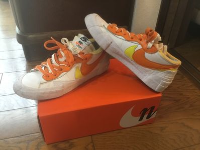 SACAI × NIKE BLAZER LOW "MAGMA ORANGE"