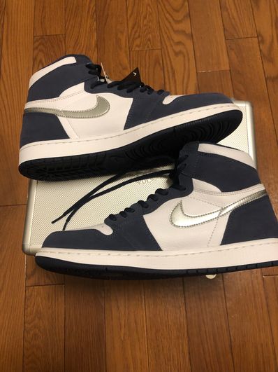 Nike Air Jordan 1 Retro High OG CO.JP "Midnight Navy"(2020)(ブリーフケース付き)