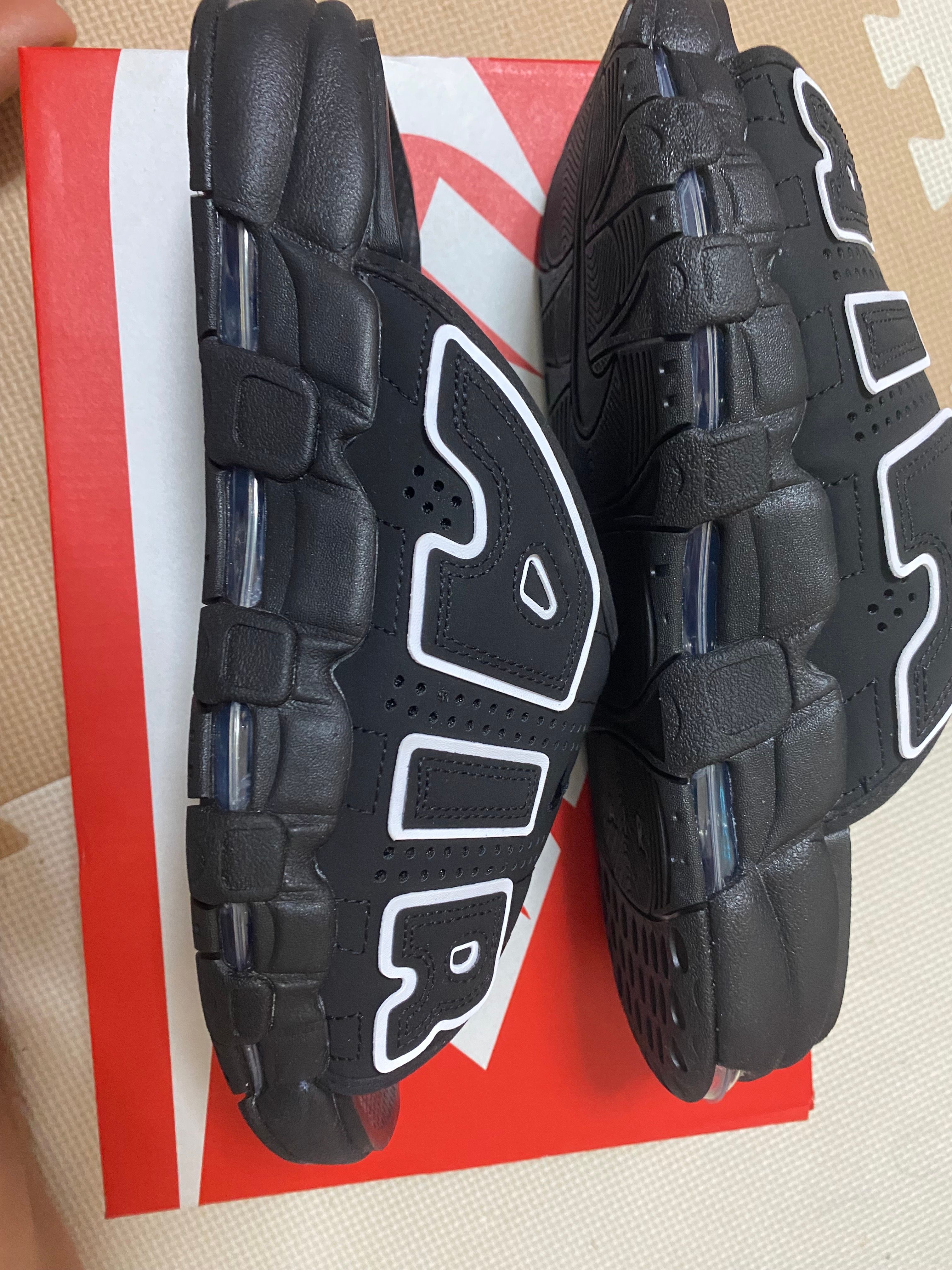 Nike Air More Uptempo Slide "Black" (DV2132-001/DV2137-001)