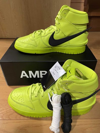 AMBUSH × NIKE DUNK HIGH "FLASH LIME"