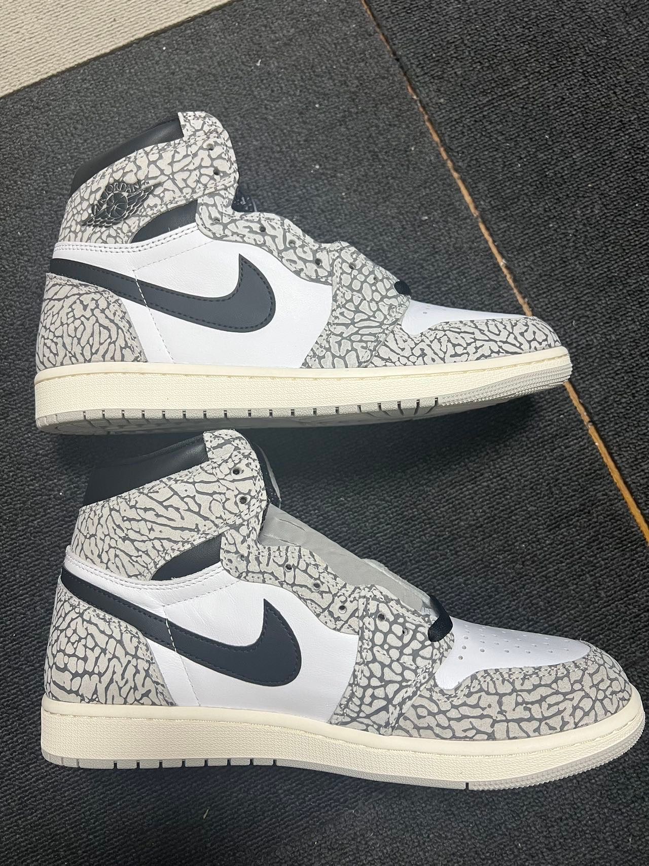 Nike Air Jordan 1 High OG "White Cement/Safari"