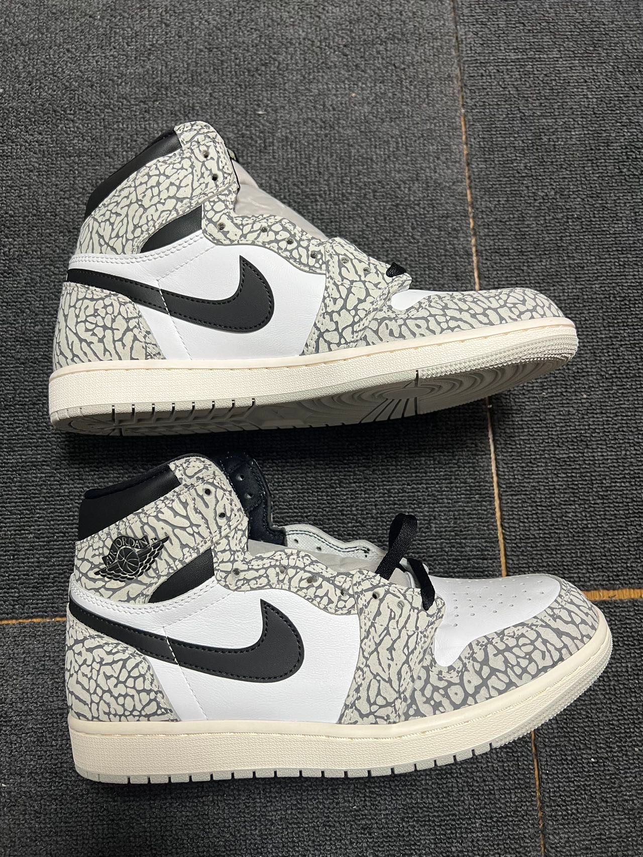 Nike Air Jordan 1 High OG "White Cement/Safari"