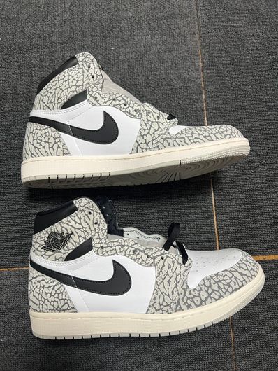Nike Air Jordan 1 High OG "White Cement/Safari"
