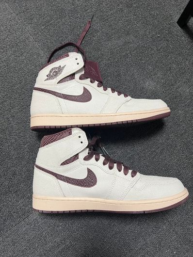 A Ma Maniere × Nike Air Jordan 1 Retro High OG "Sail and Burgundy"