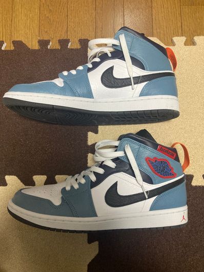 FACETASM × Nike Air Jordan 1 Mid "White/Navy"