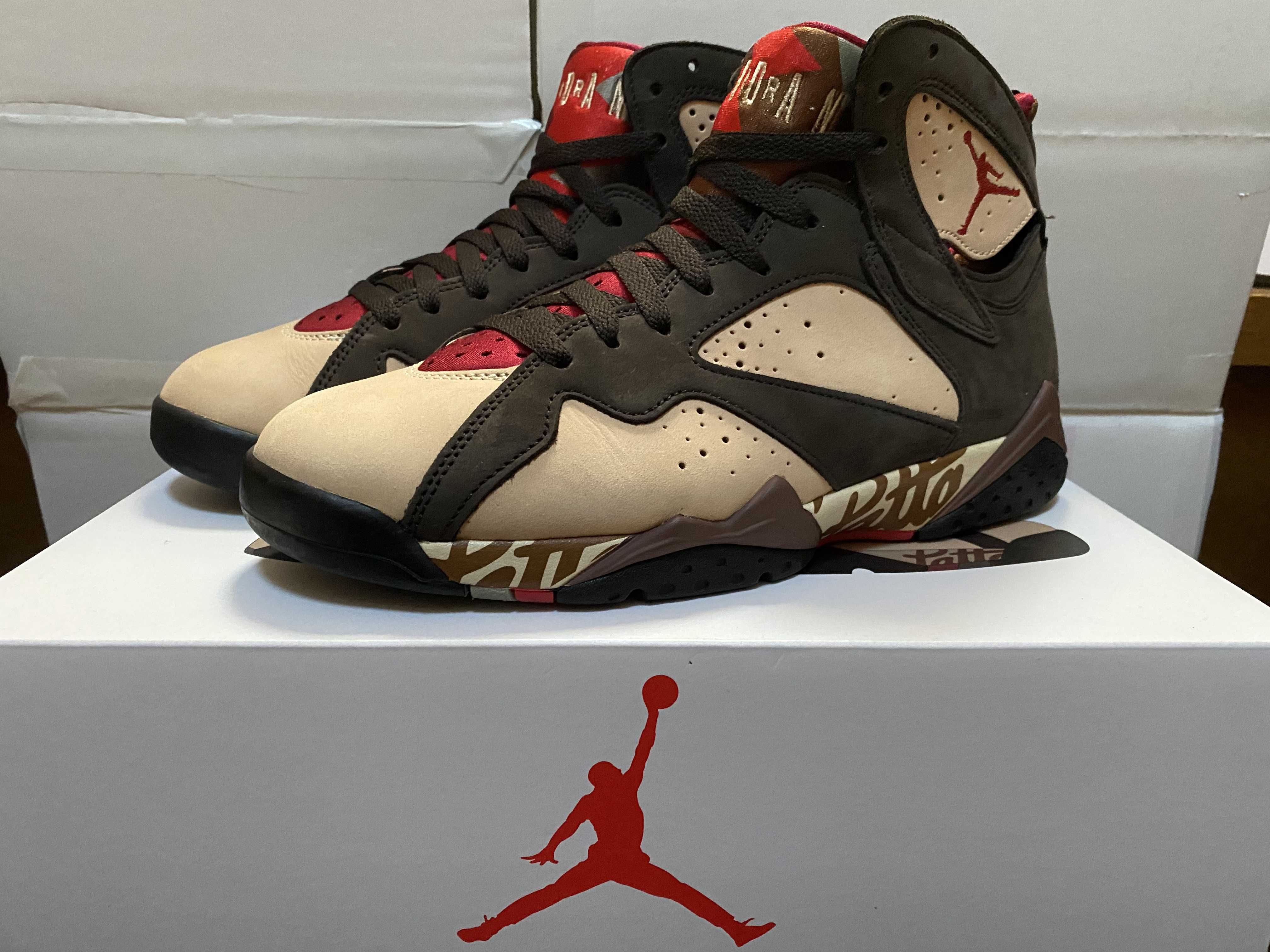 Patta × Nike Air Jordan 7 OG "Brown"