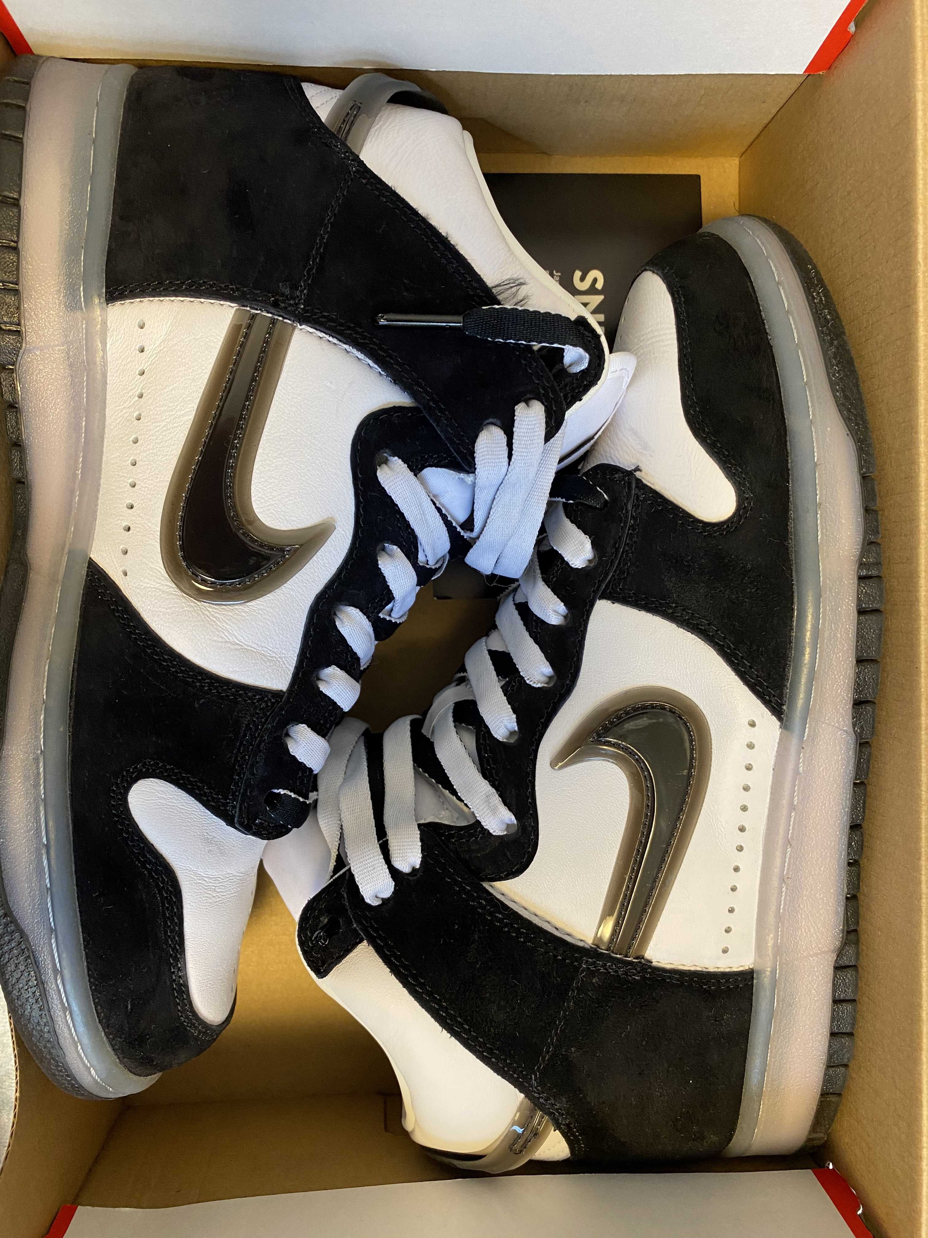 SLAM JAM x NIKE DUNK HIGH "WHITE/CLEAR BLACK"