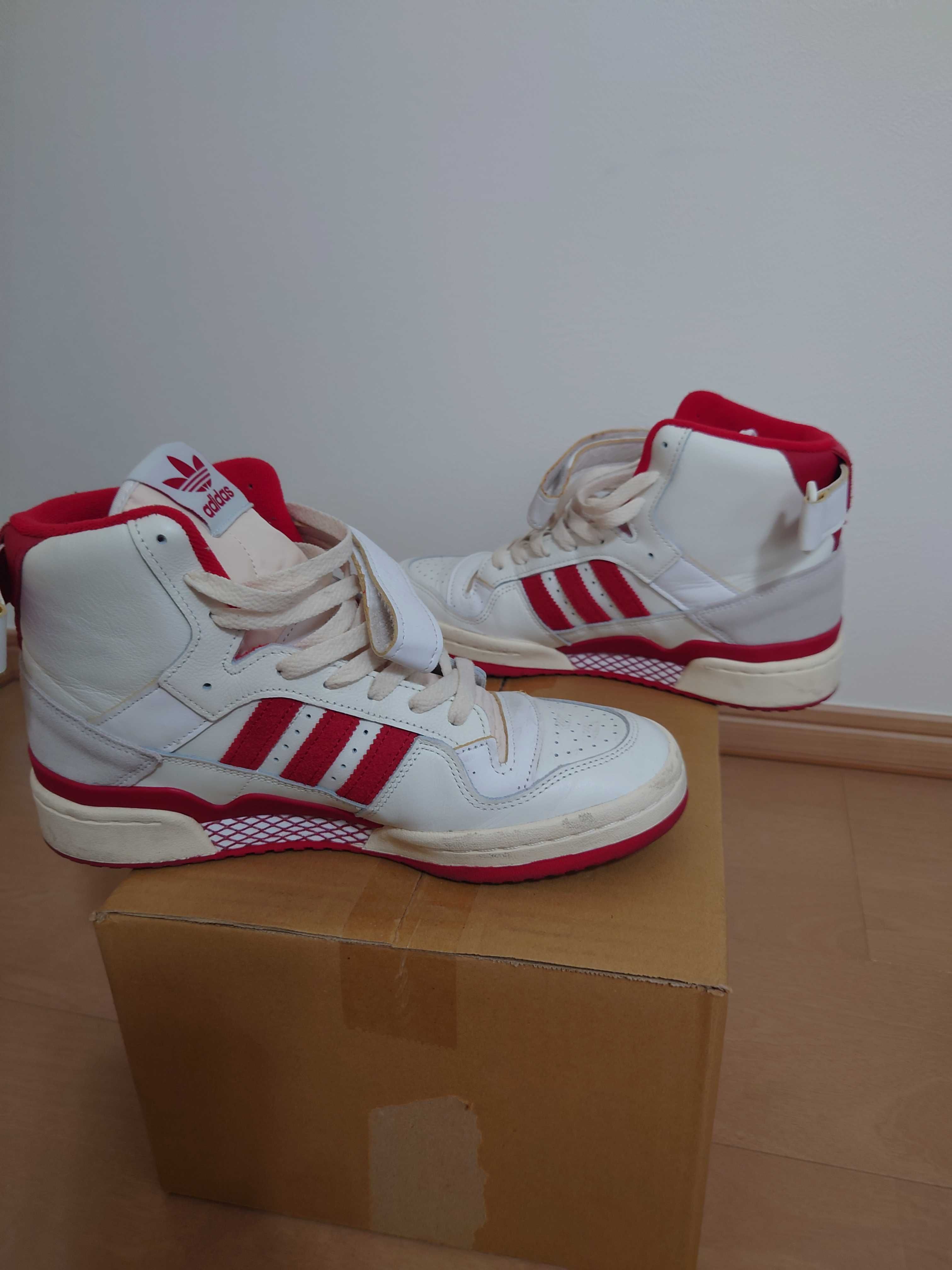 adidas Forum 84 High "Cloud White/Team Power Red/Cream White"