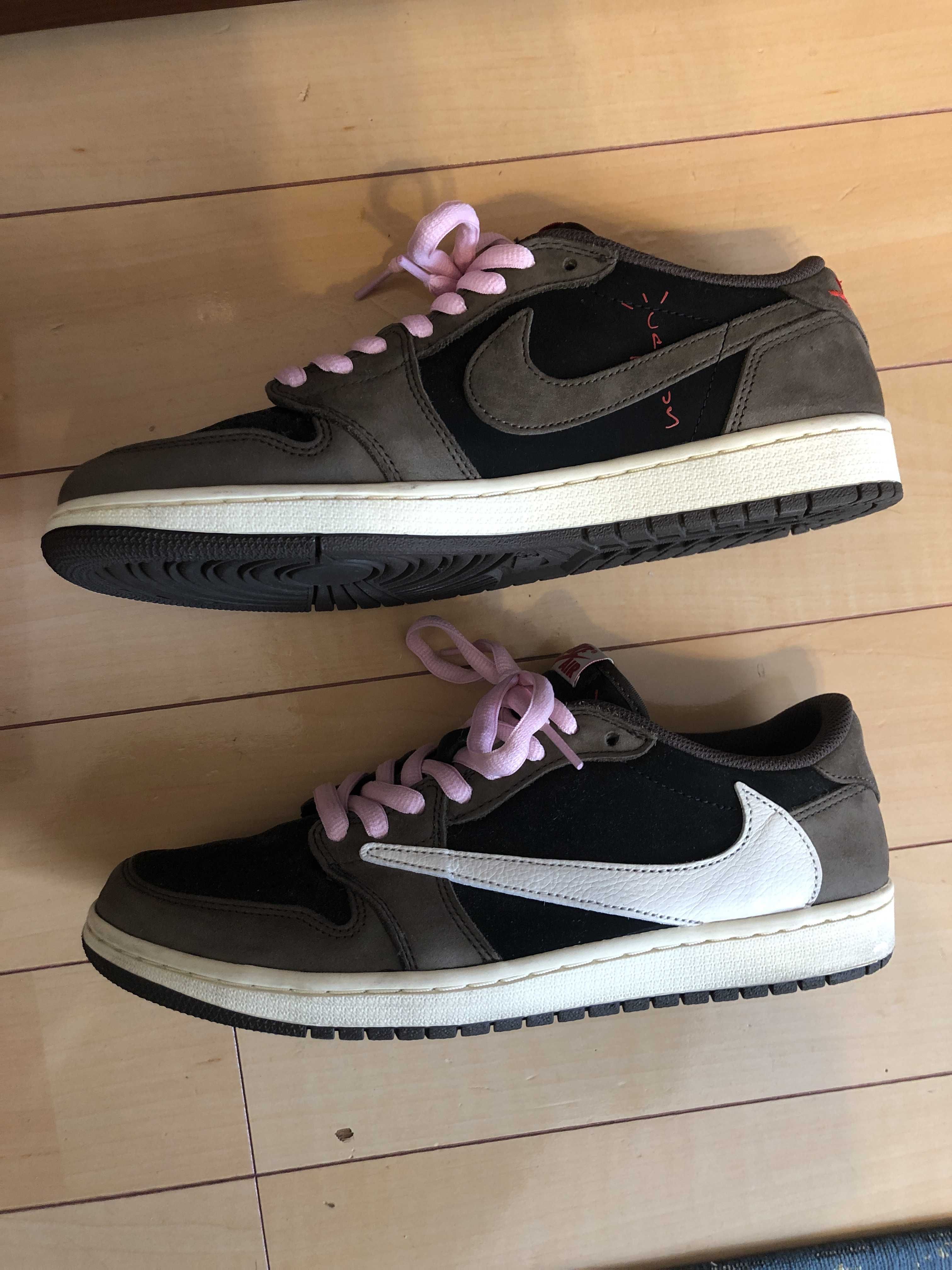 Travis Scott × Nike Air Jordan 1 Low OG SP-T  "Black/Dark Mocha"