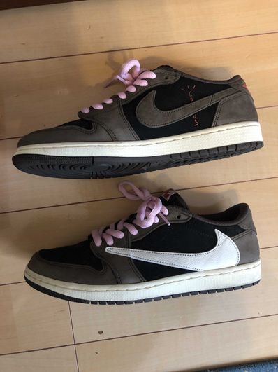 Travis Scott × Nike Air Jordan 1 Low OG SP-T "Black/Dark Mocha"