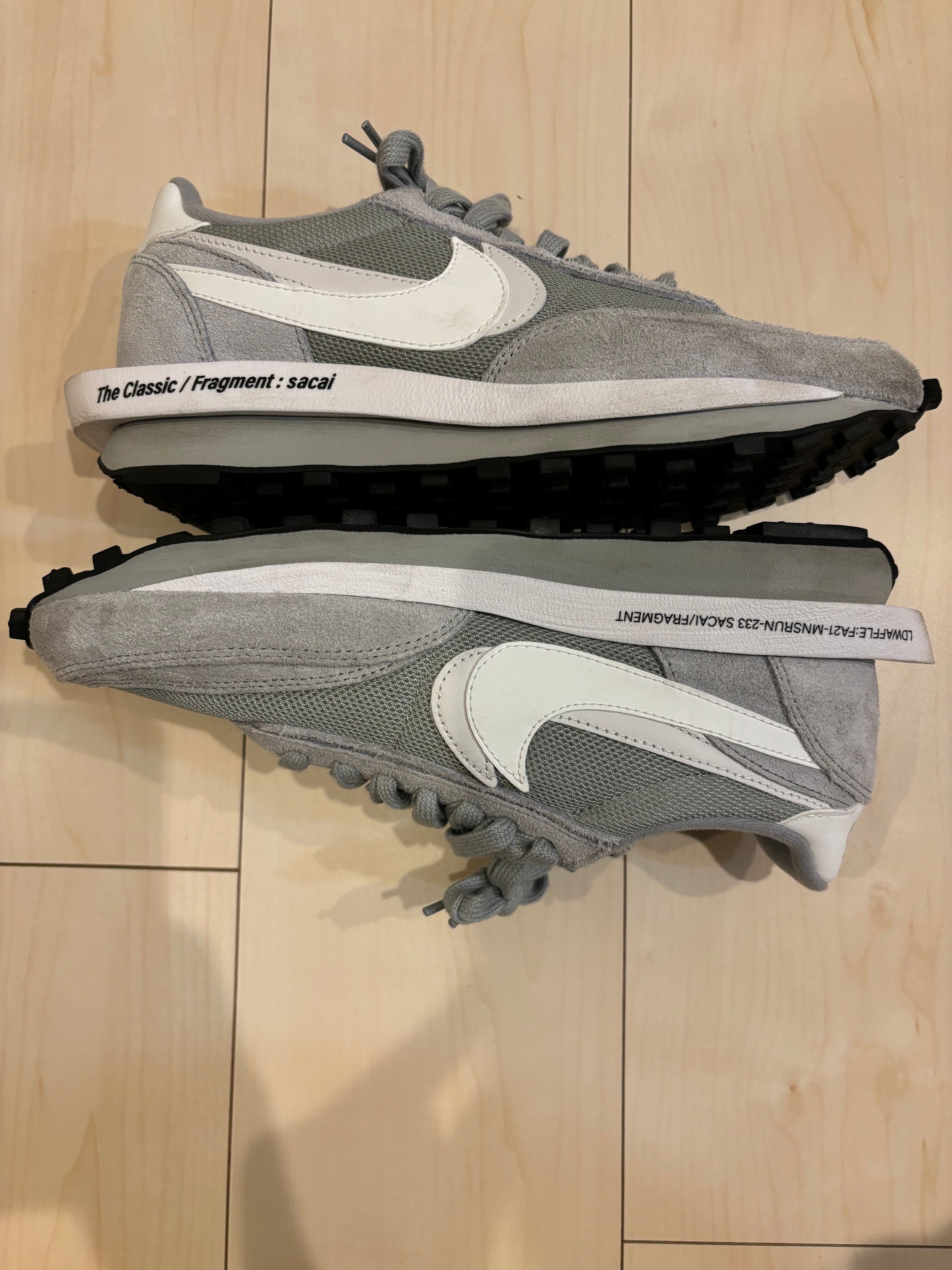 Fragment × sacai × Nike LD Waffle "Light Smoke Grey"