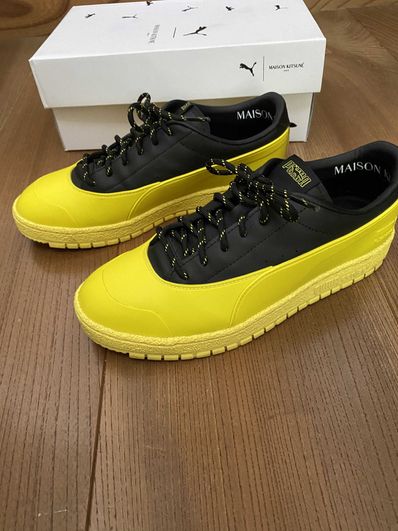MAISON KITSUNE × PUMA RALPH SAMPSON 70 RUBBER "BLACK/YELLOW"