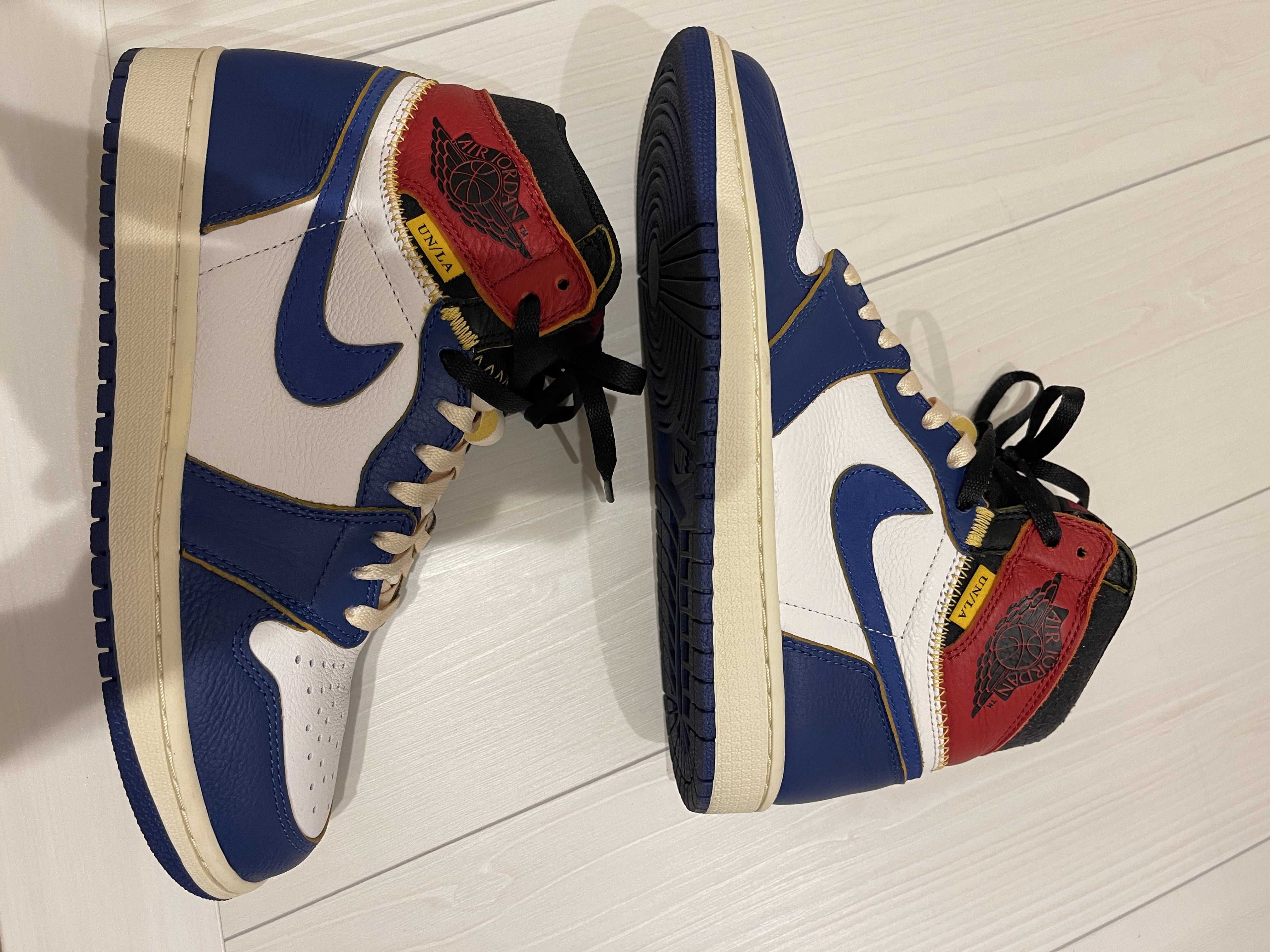 Union × Nike Air Jordan 1 Retro High OG NRG "Storm Blue/Varsity Red"