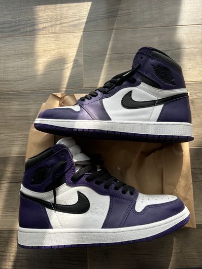 Nike Air Jordan 1 Retro High OG "Court Purple White/Black" (2020)