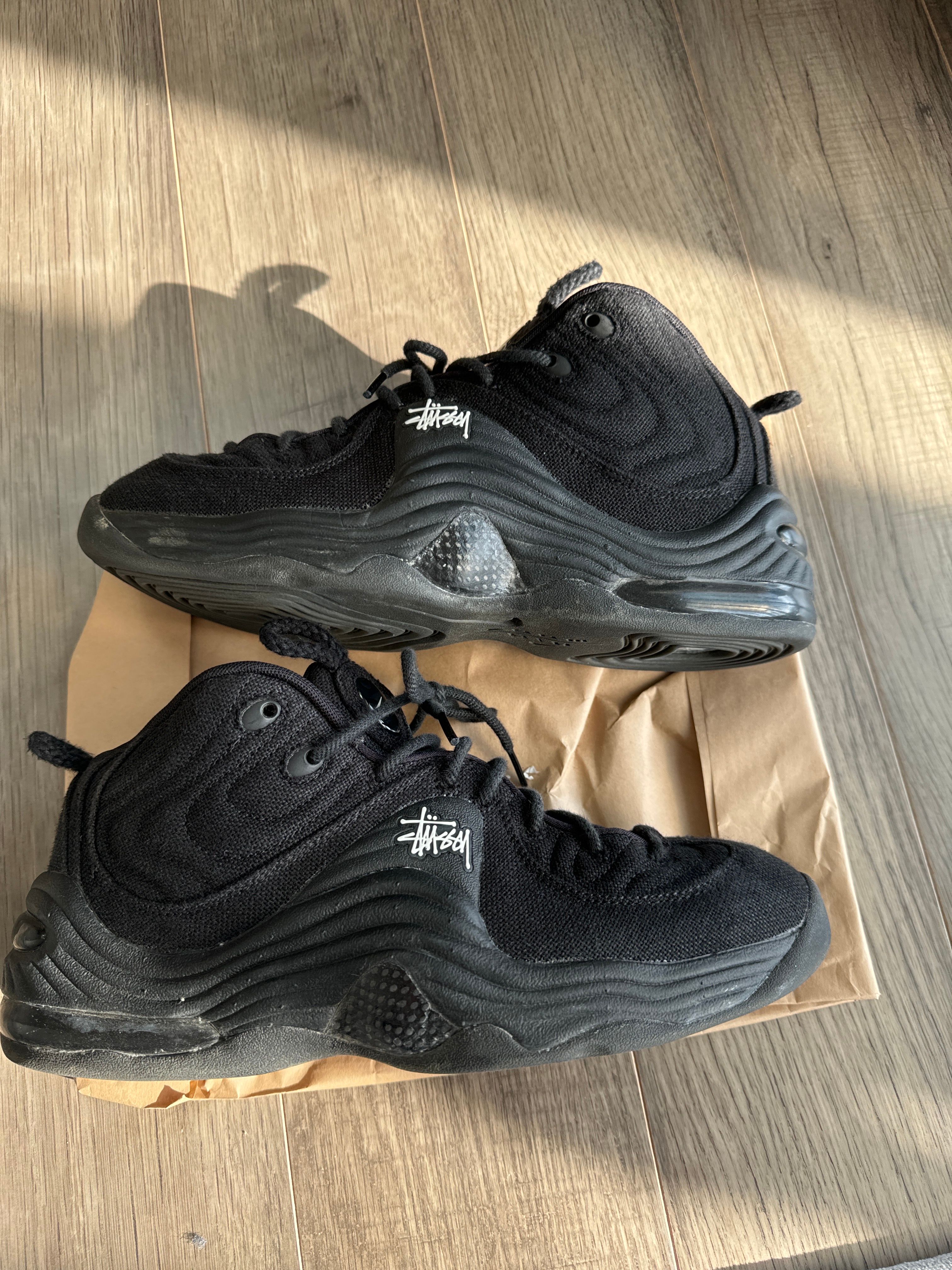 Stussy × Nike Air Penny 2 "Black"