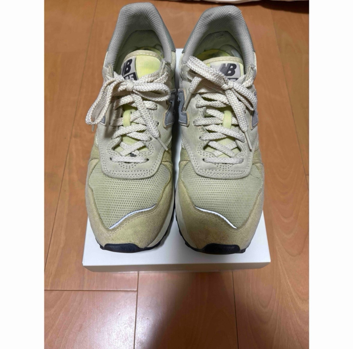 AURALEE × New Balance 475 "Vintage Yellow"
