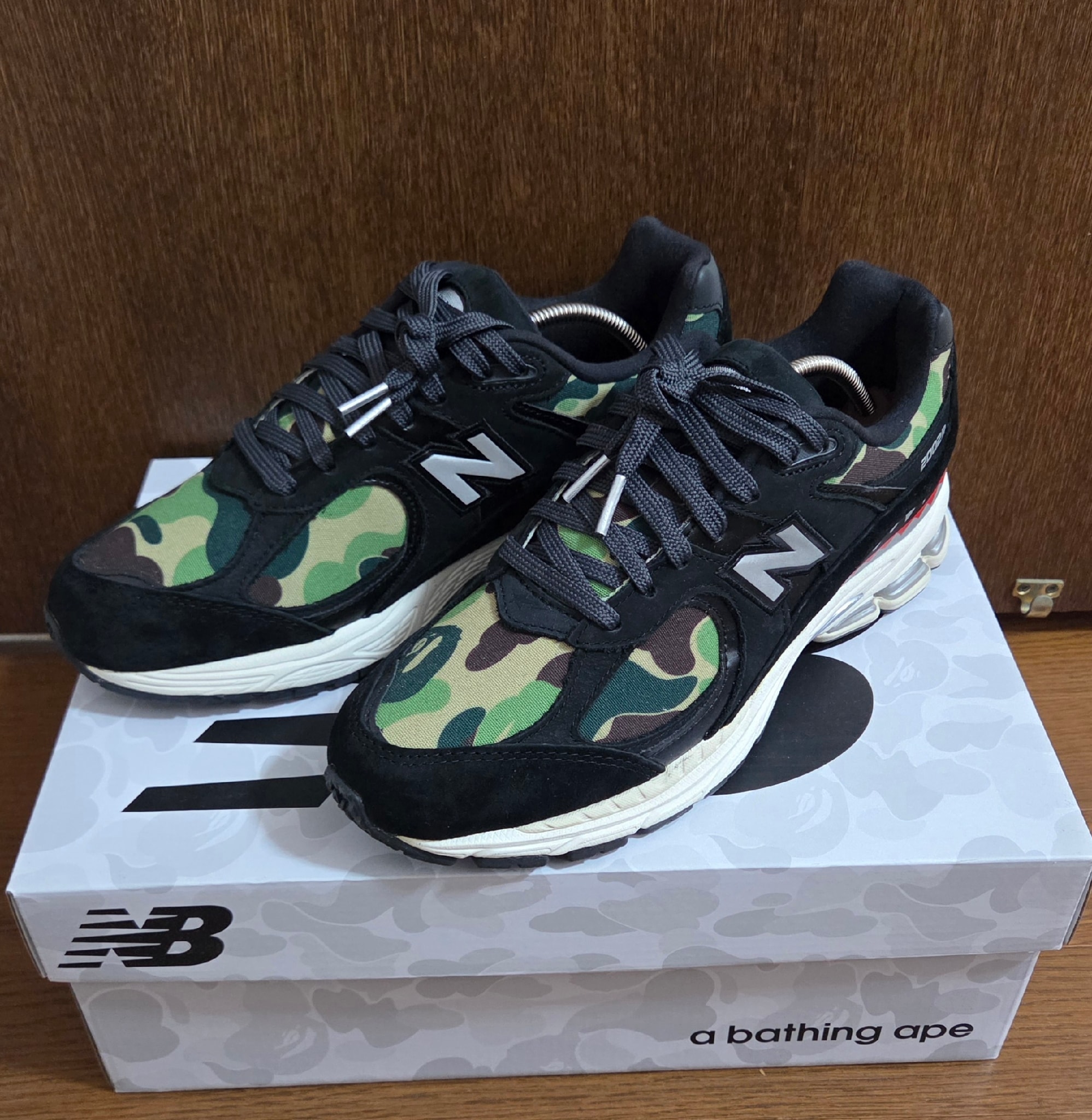 A BATHING APE × New Balance 2002R "Black"