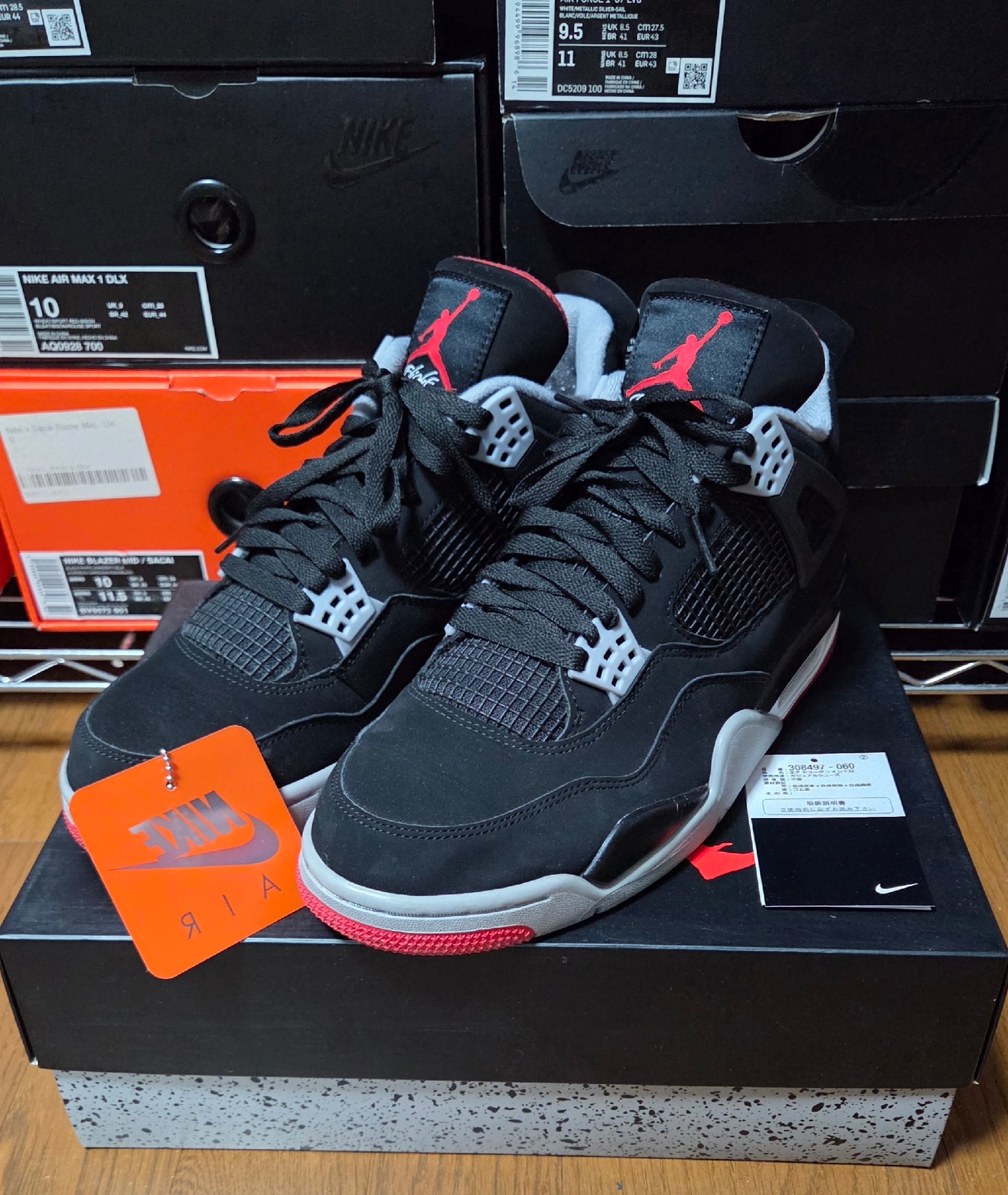 Nike Air Jordan 4 Retro "Bred" (2019)  