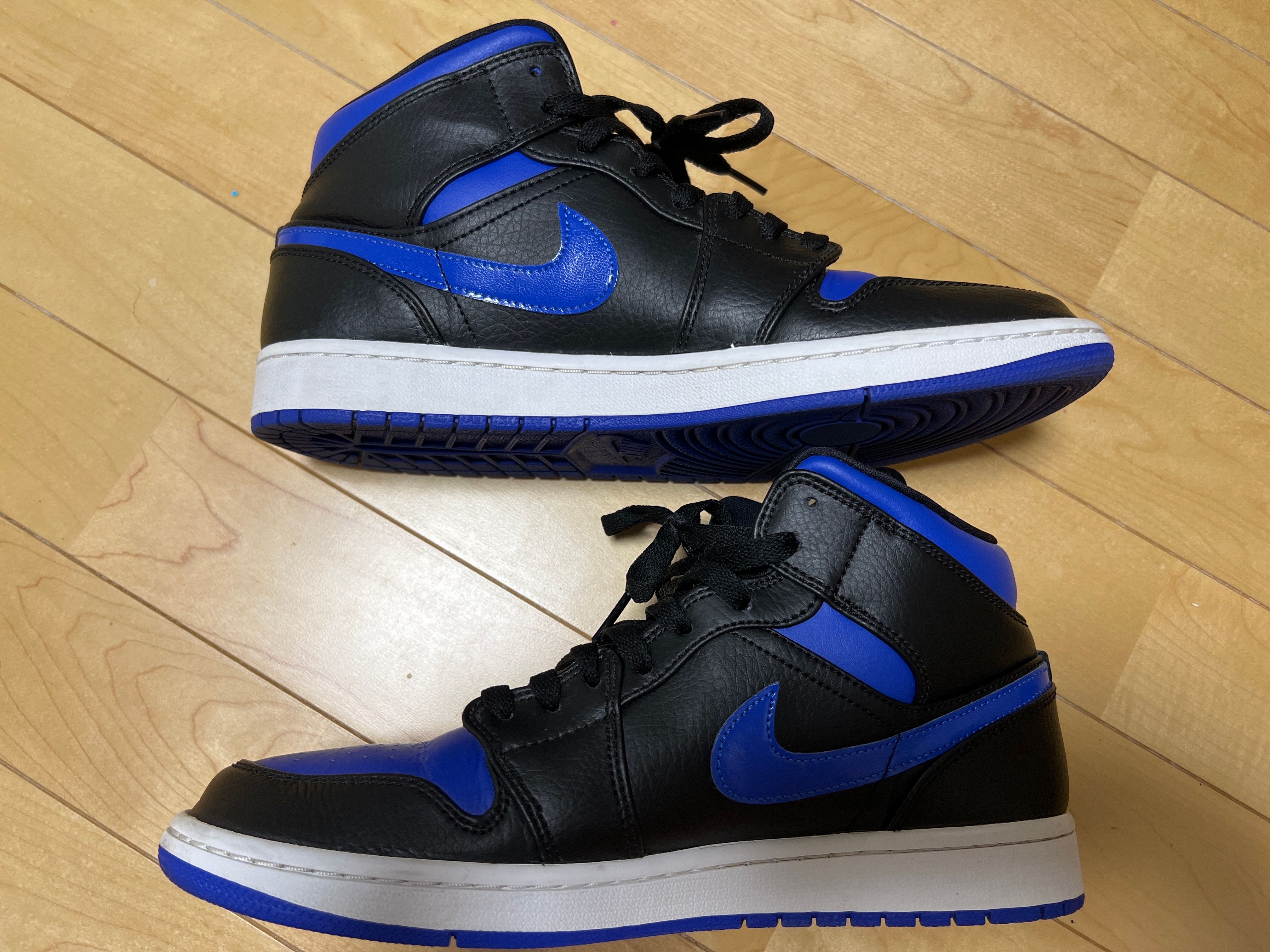 NIKE AIR JORDAN 1 MID "BLACK/BLUE"