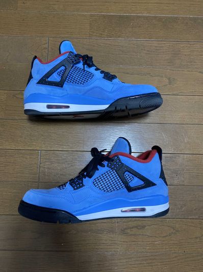 Travis Scott × Nike Air Jordan 4 Retro Cactus Jack "University Blue"