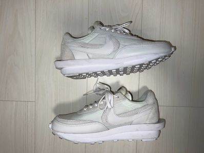 sacai × Nike LDV Waffle "Triple White"