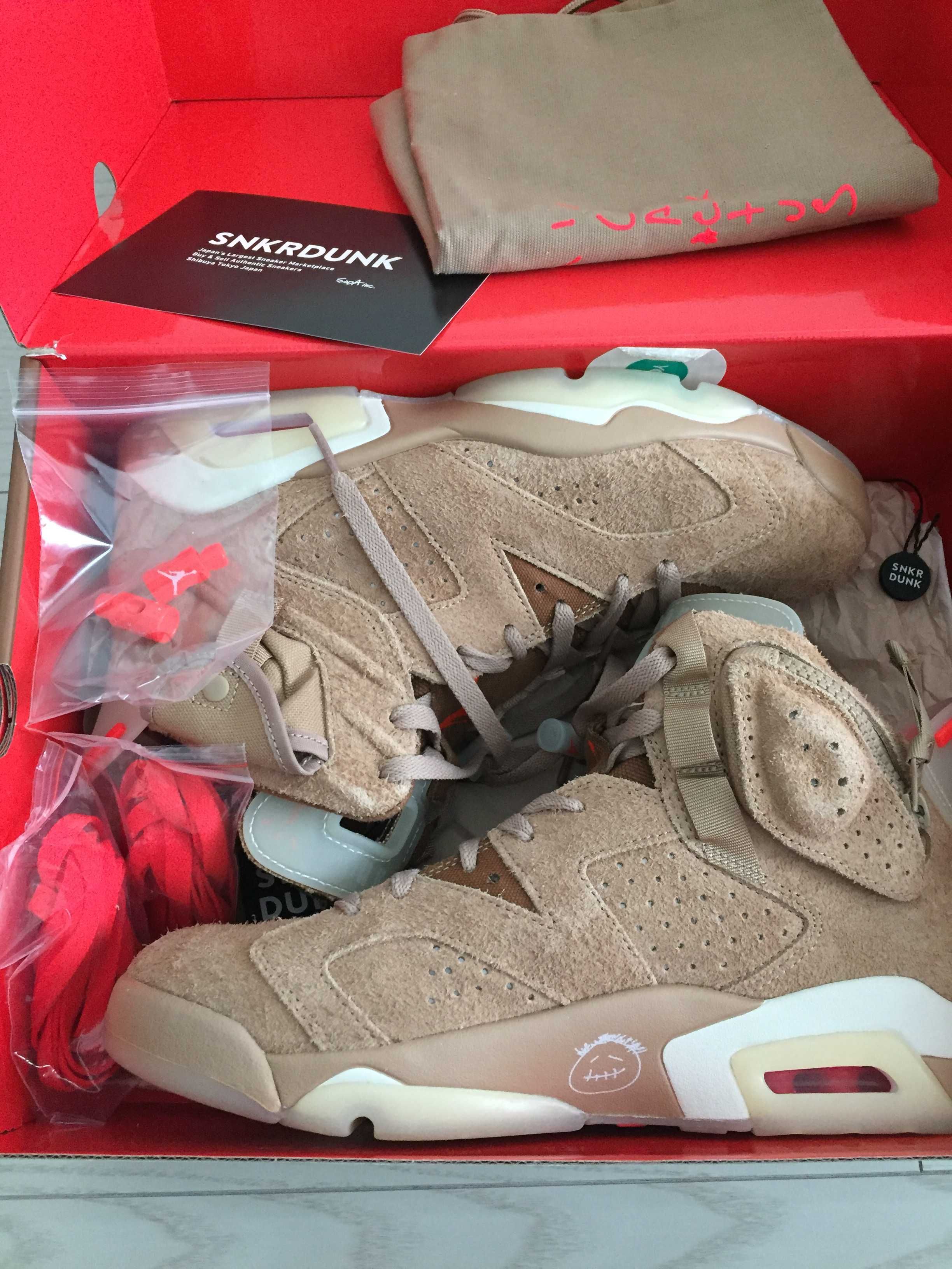 Travis Scott × Nike Air Jordan 6 "British Khaki"
