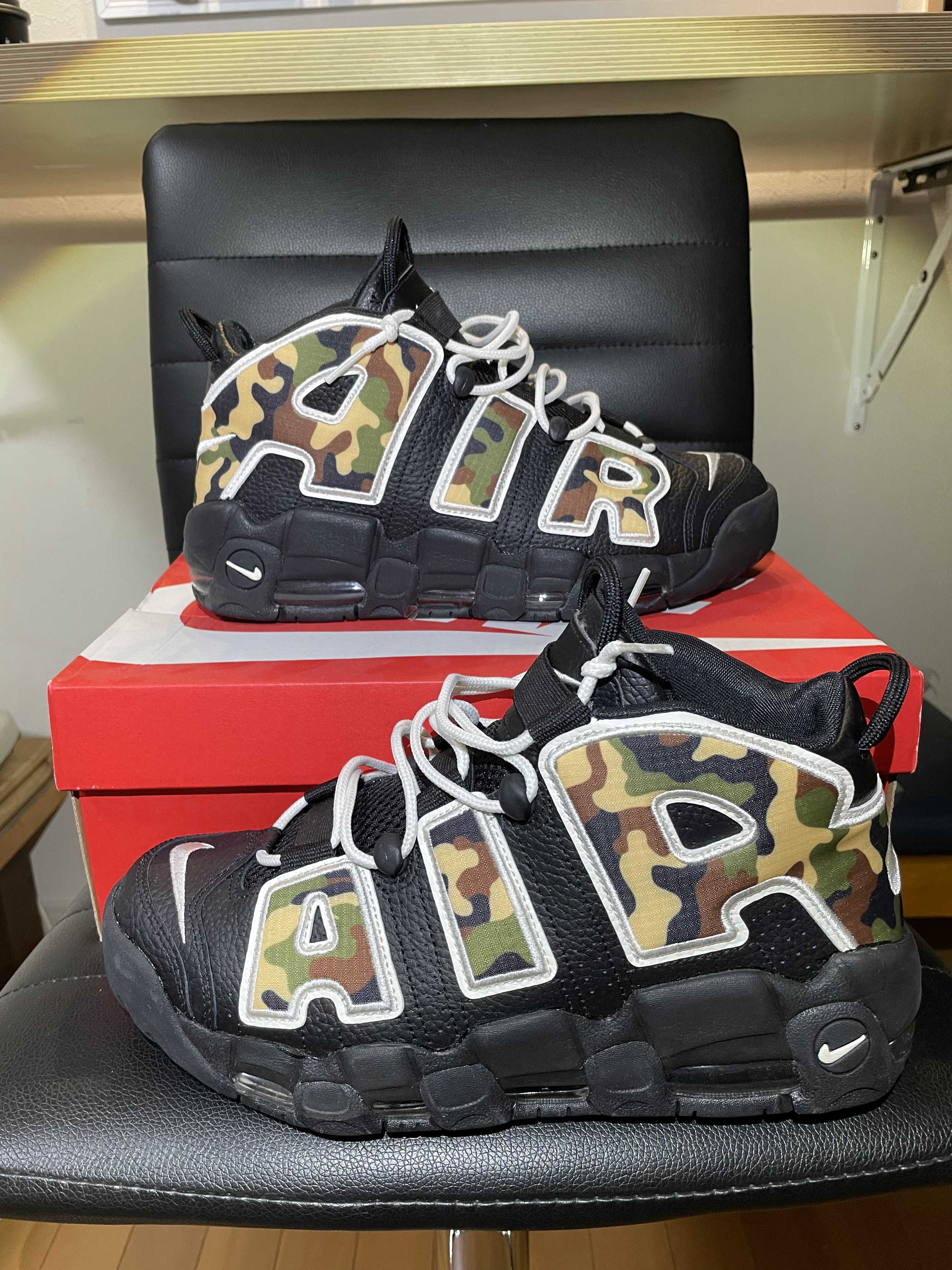 NIKE AIR MORE UPTEMPO "BLACK CAMO"
