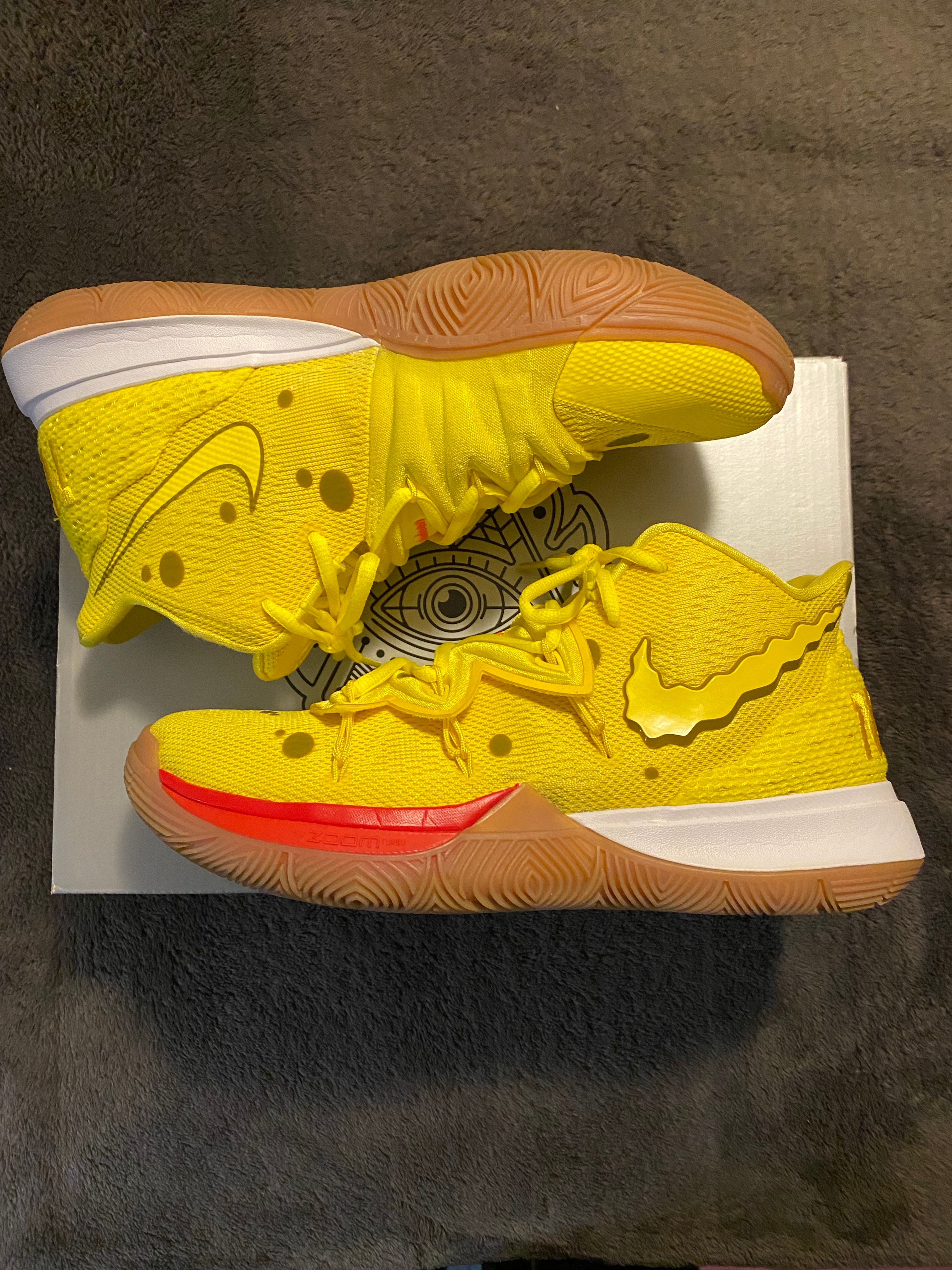 Spongebob Squarepants × Nike Kyrie 5 "Opti Yellow"
