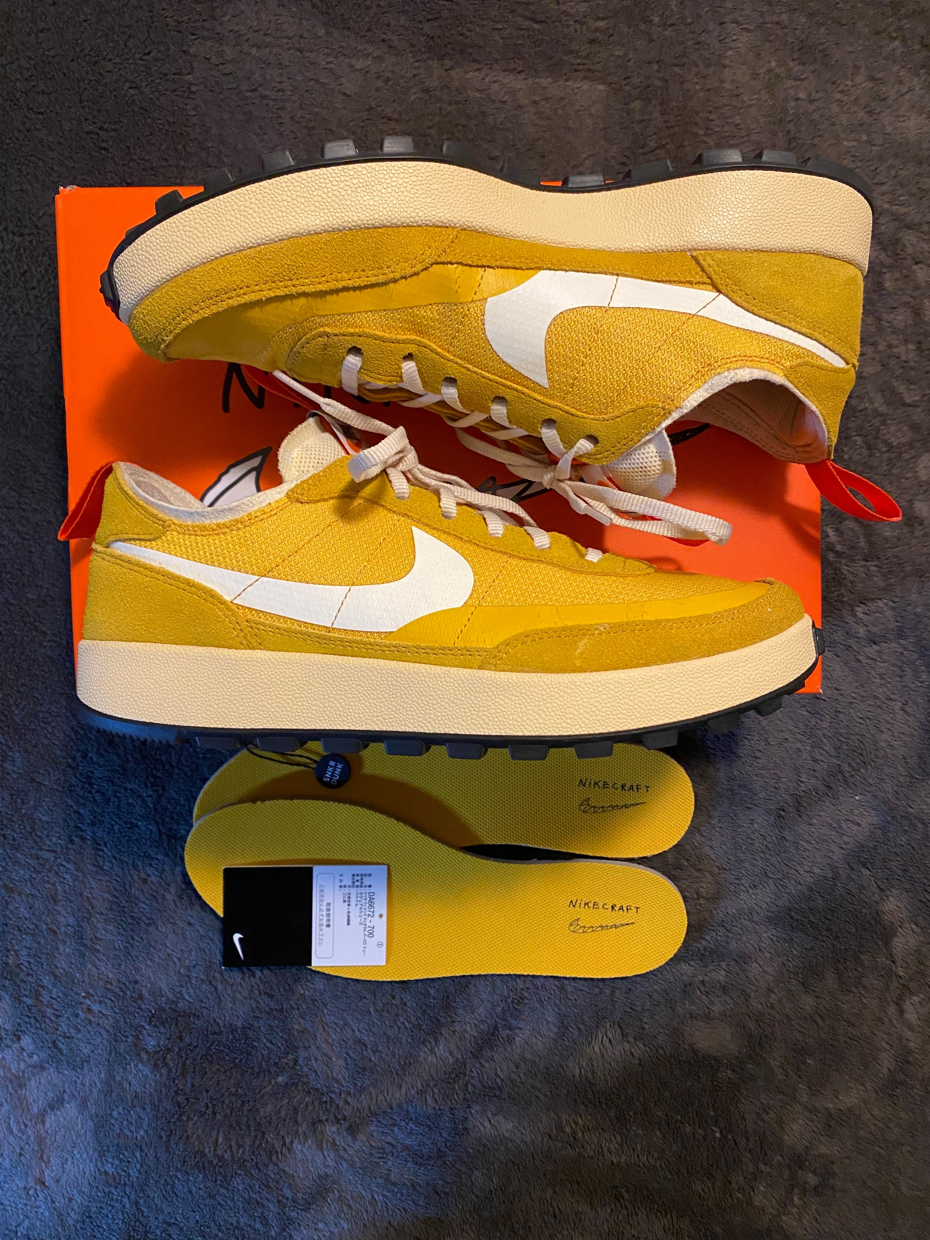 Tom Sachs × NikeCraft Women's General Purpose Shoe "Yellow / Archive"