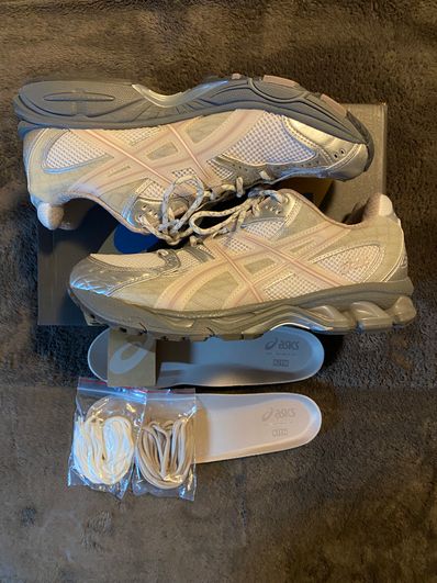 Kith Ronnie Fieg × Asics Gel-Nimbus 10.1 "White/Morganite"