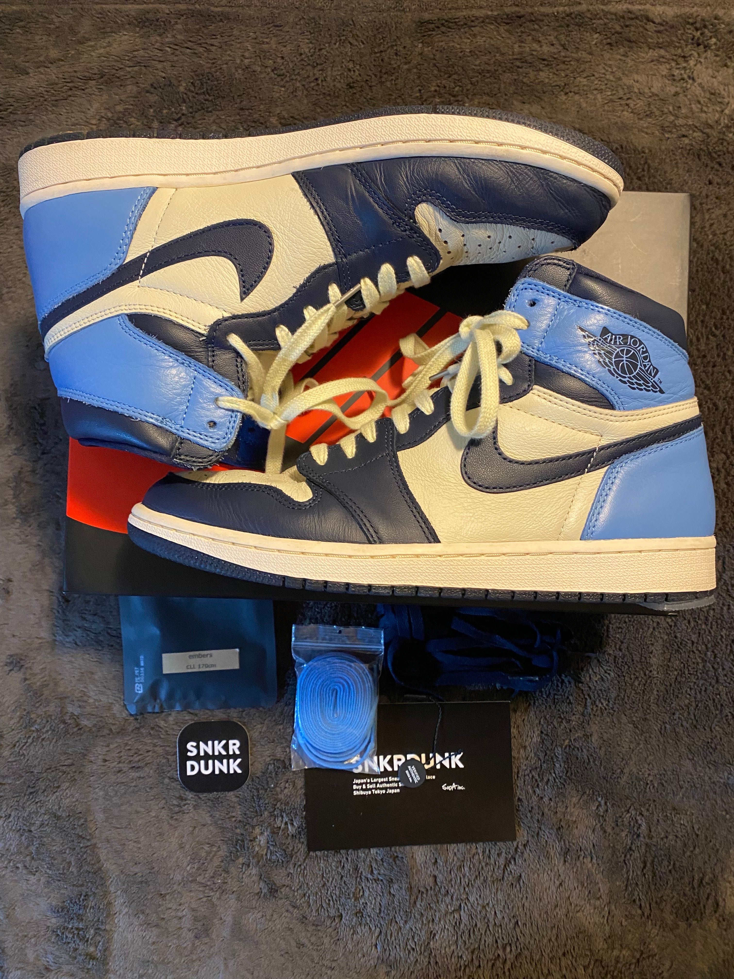 Nike Air Jordan 1 Retro High OG "Obsidian/University Blue"