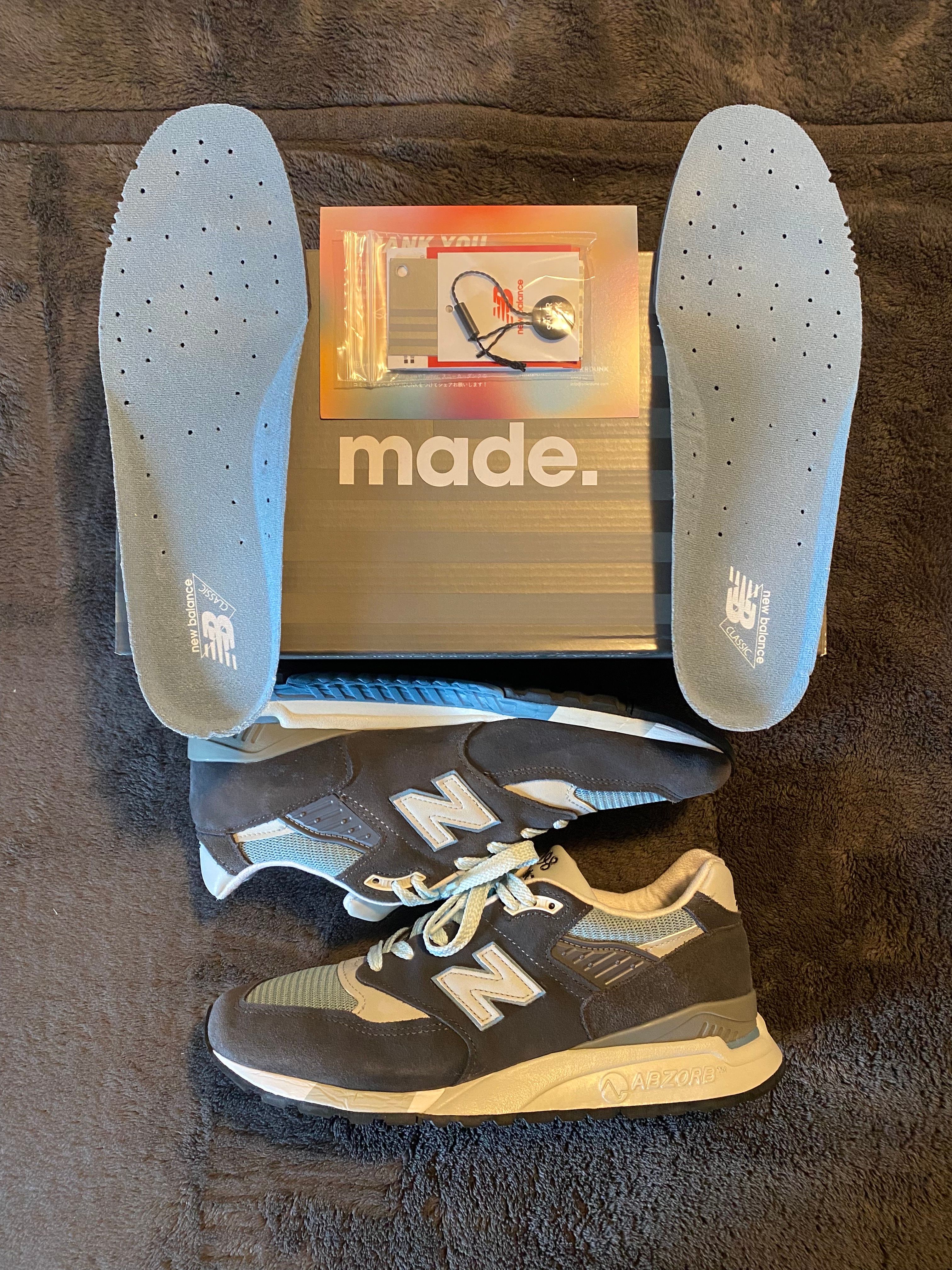 KITH × New Balance 998 "Steel Blue"