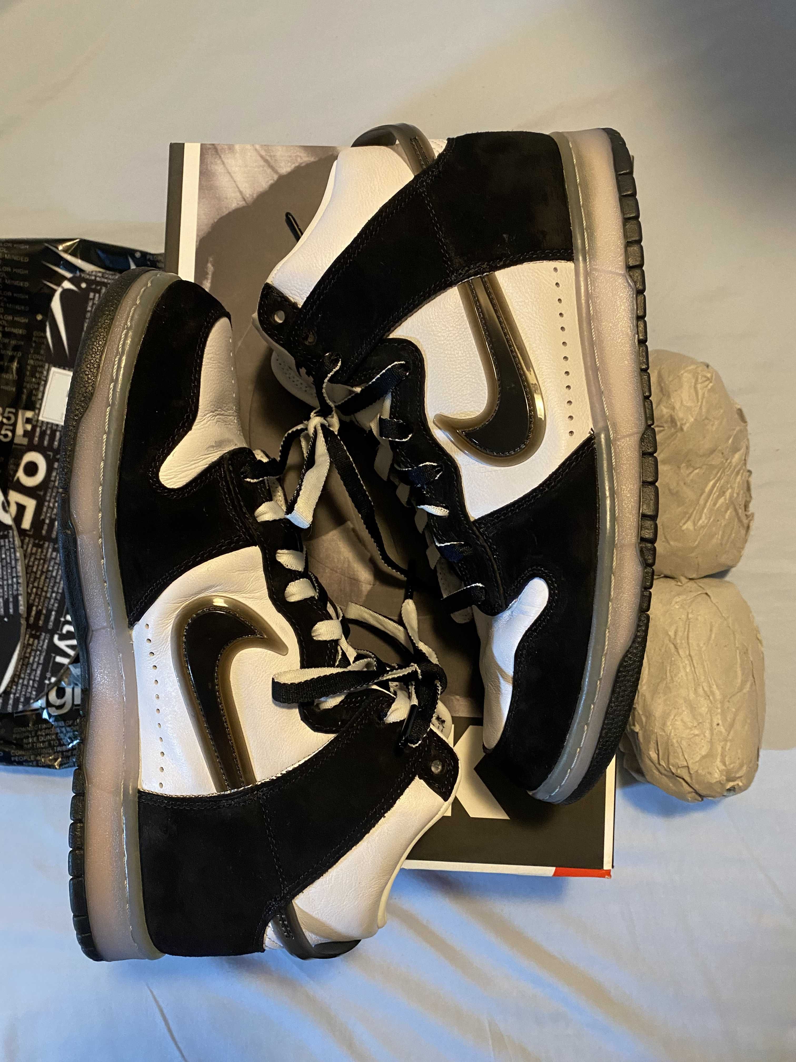 SLAM JAM x NIKE DUNK HIGH "WHITE/CLEAR BLACK"